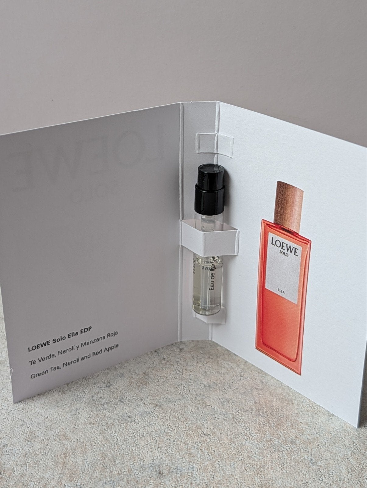 LOEWE Solo Ella eau de parfum 1,5 ml, Ophalen of Verzenden, Nieuw