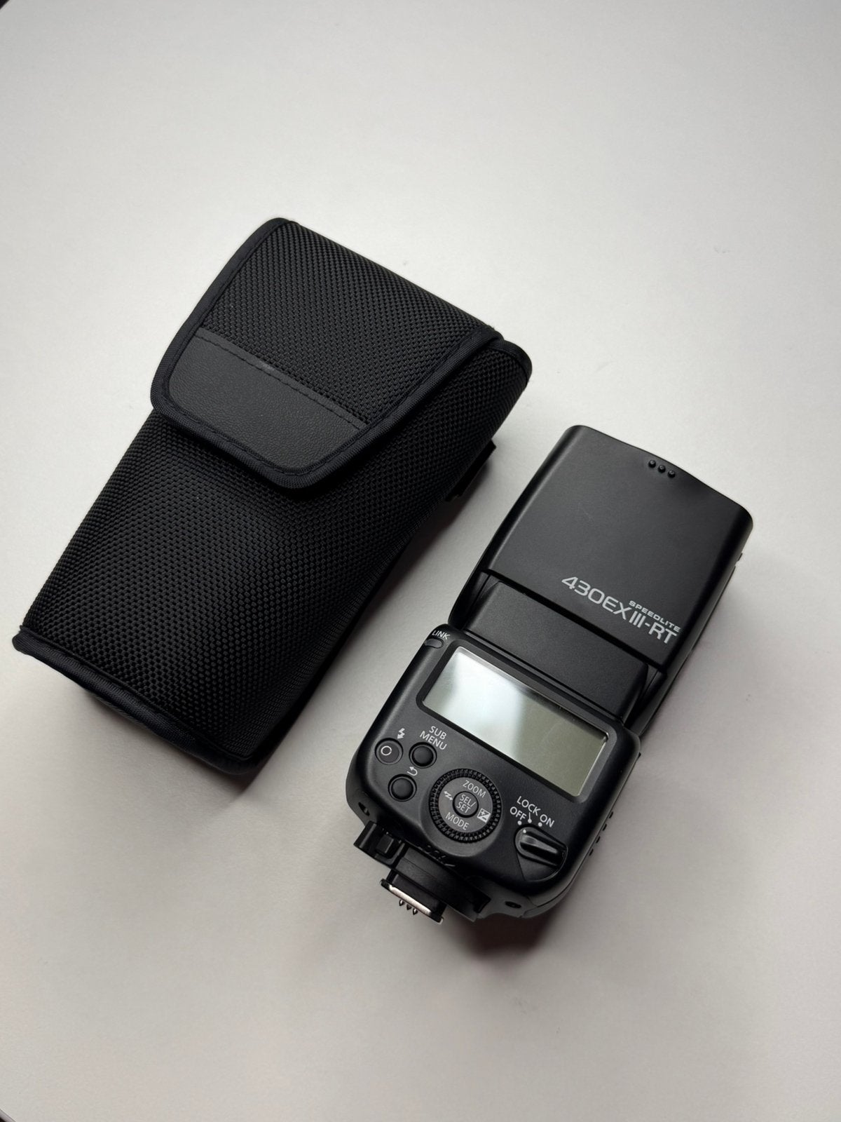 Canon Speedlite 430EX III-RT + beschermhoes, Audio, Tv en Foto, Fotografie | Flitsers, Ophalen of Verzenden, Zo goed als nieuw