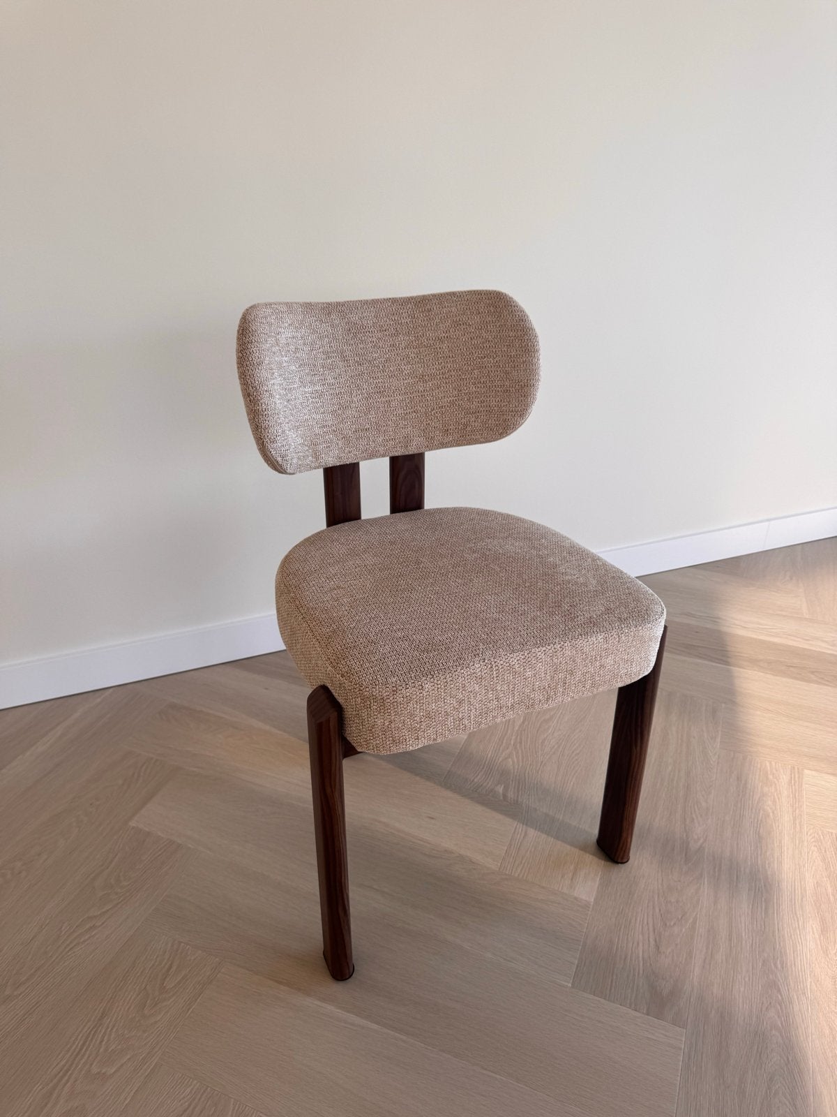 4x Japandi eetkamerstoelen beige - NIEUW, Huis en Inrichting, Ophalen, Japandi, Overige kleuren, Nieuw