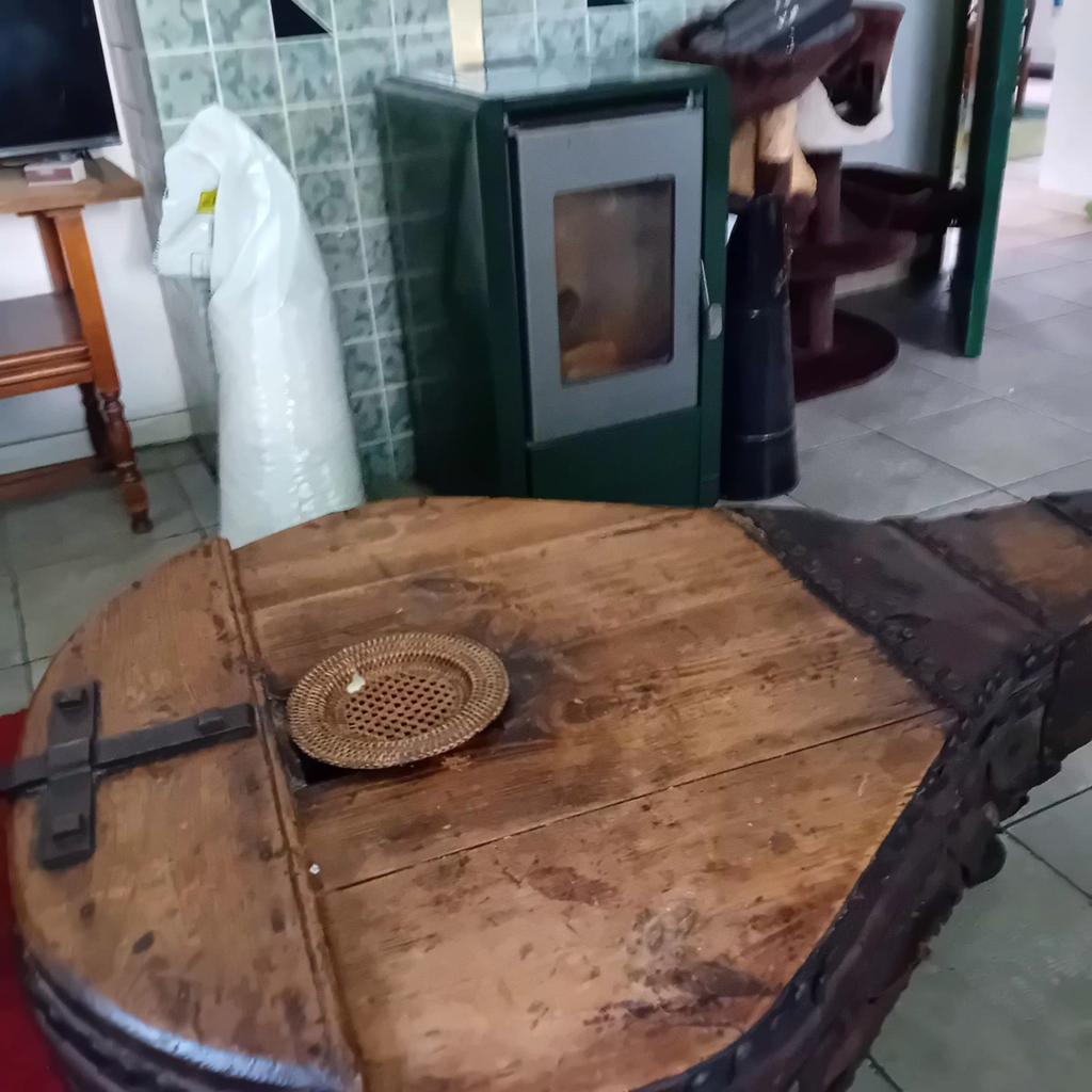 Te koop blaasbalg tafel, Antiek en Kunst, Ophalen of Verzenden