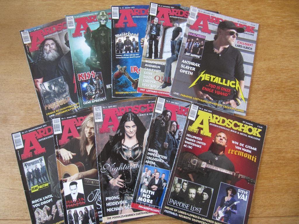 Aardschok jaargang 2015 compleet, Ophalen of Verzenden, Gelezen, Muziek, Film of Tv