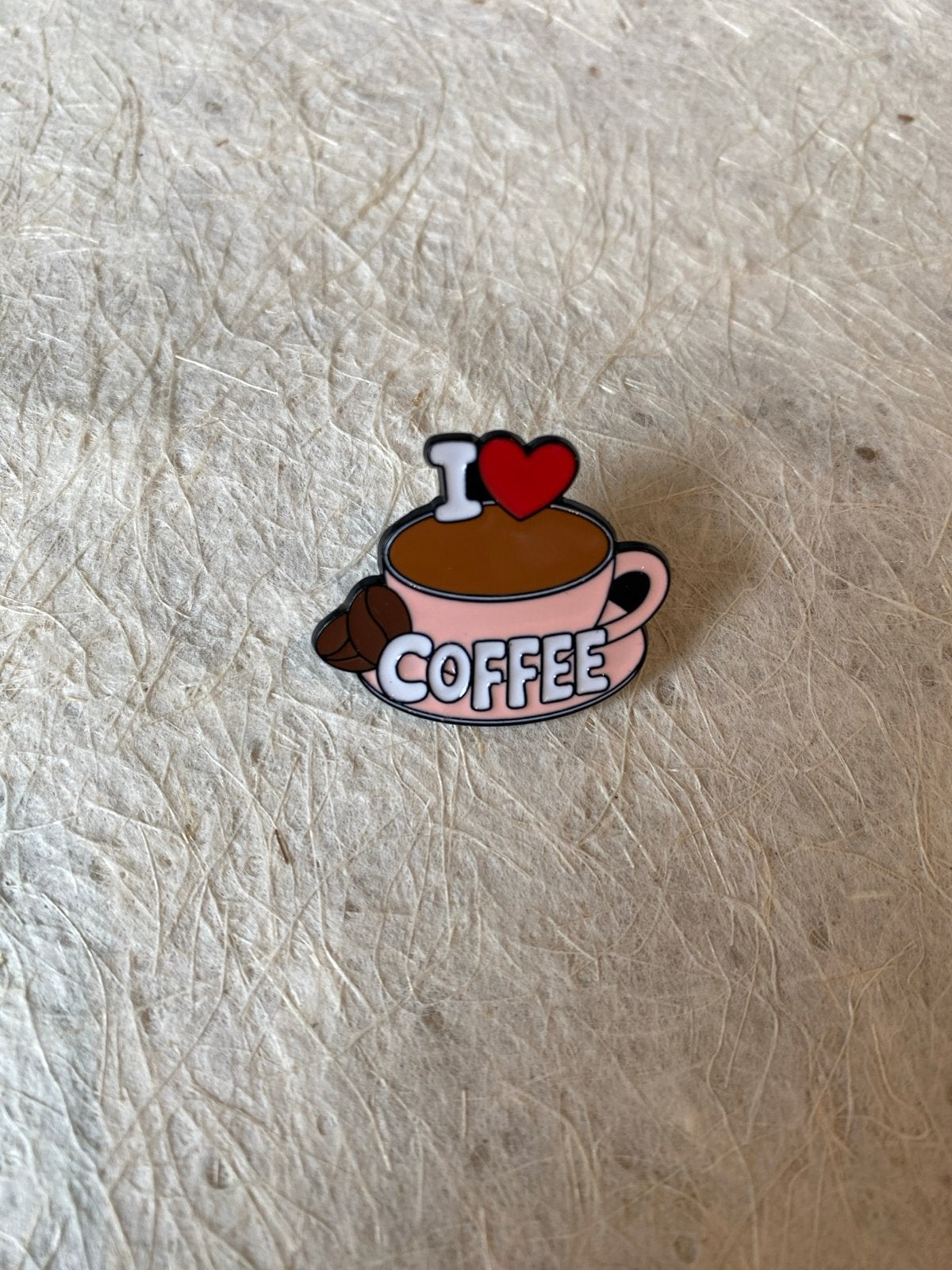 Leuke 'I love coffee' pin/broche, Ophalen of Verzenden, Nieuw