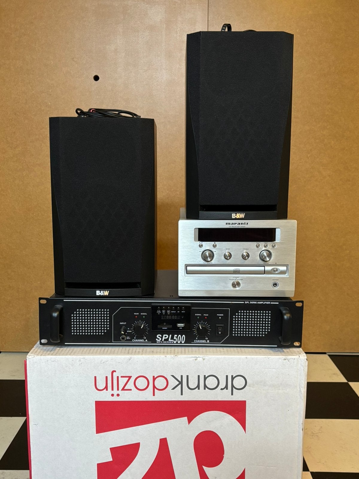 B&W set DM302, Audio, Tv en Foto, Luidsprekers, Ophalen, Overige typen, Zo goed als nieuw, 60 tot 120 watt