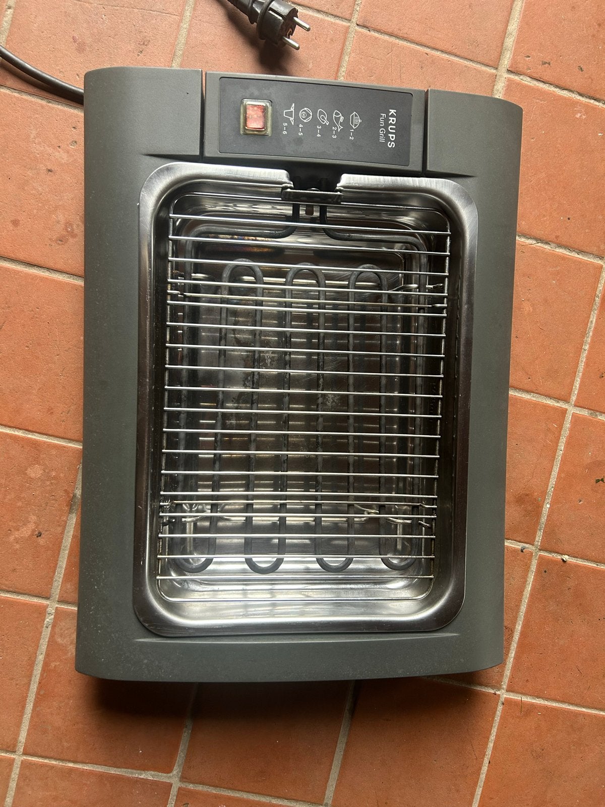 KRUPS Grill - Compacte en veelzijdige tafelgrill, Ophalen, Gebruikt, Tafelgrill