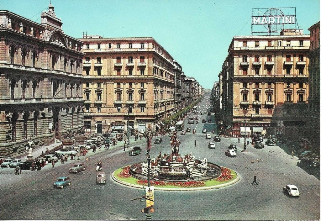 Italië- -Napels., Ophalen of Verzenden, 1960 tot 1980, Ongelopen, Italië