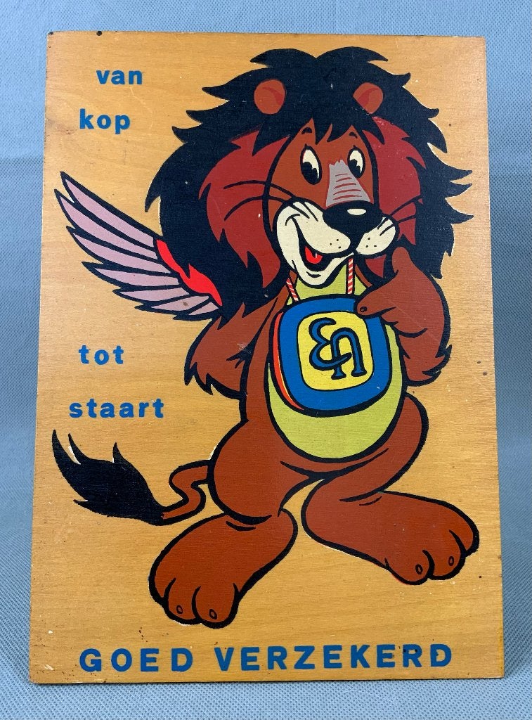 Reclamebord Eerste Algemene Verzekeringen, Verzamelen, Merken en Reclamevoorwerpen, Ophalen of Verzenden, Zo goed als nieuw, Reclamebord