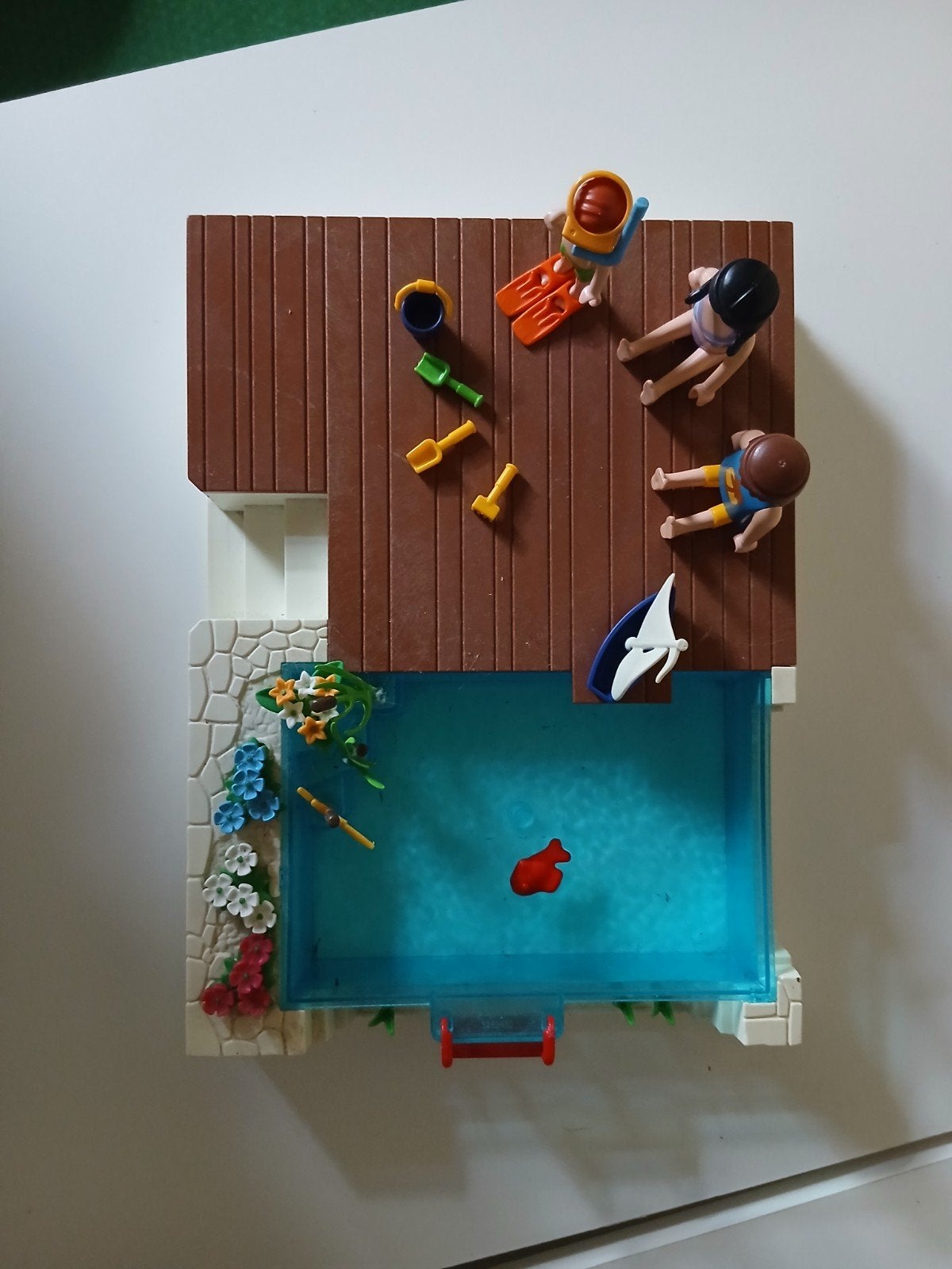 Playmobil Zwembad met Figuren en Accessoires, Gebruikt, Complete set, Overige typen, Ophalen of Verzenden