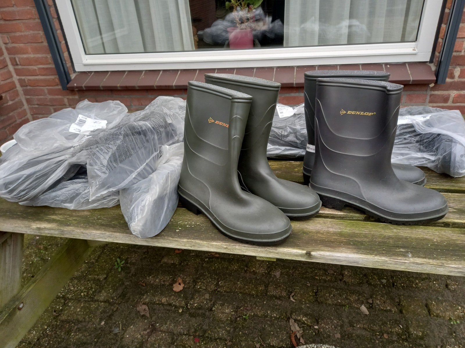 Dunlop Regenlaarzen Maat 45 - Nieuw, Kleding | Heren, Zwart, Nieuw, Ophalen of Verzenden, Regenlaarzen