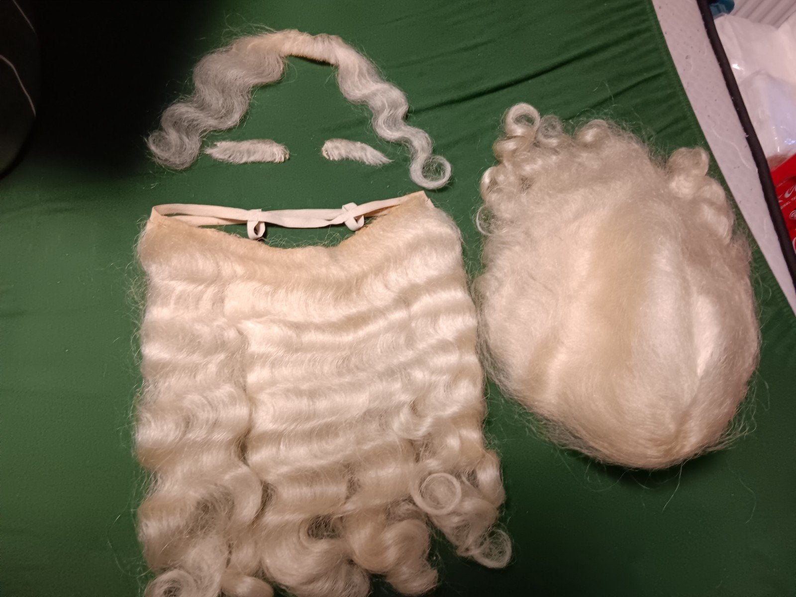 sinterklaas baardstel buffelhaar, Ophalen of Verzenden, Gebruikt