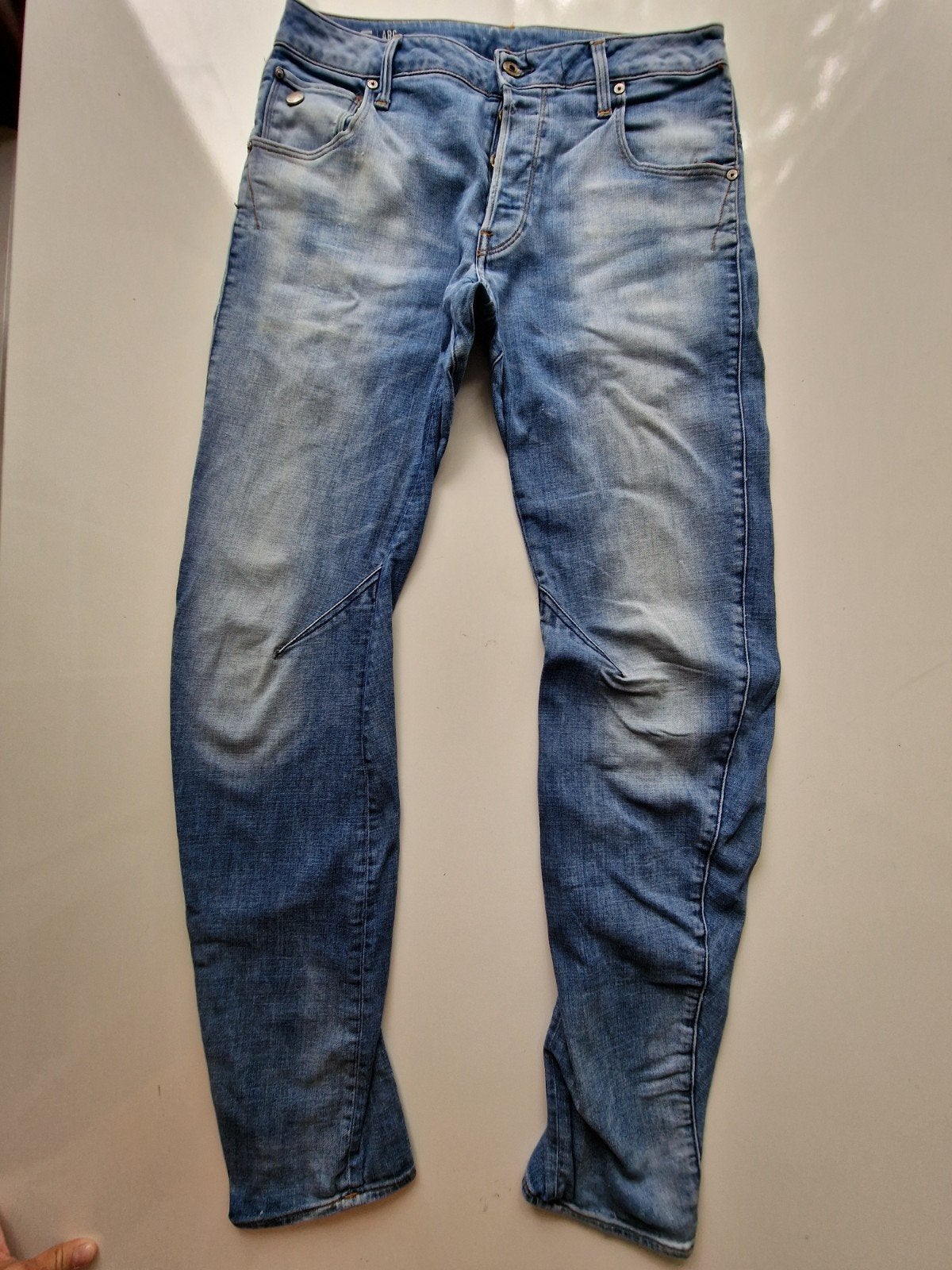 G STAR RAW ARC 3D SLIM STRETCH JEANS SIZE 30/32, Ophalen of Verzenden, Zo goed als nieuw, Blauw, W32 (confectie 46) of kleiner