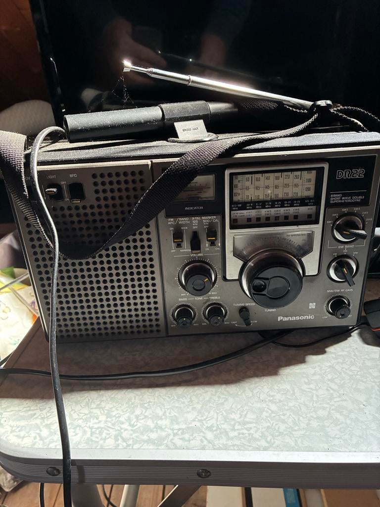 Vintage Panasonic DR22 Wereldontvanger Radio, Ophalen of Verzenden, Gebruikt, Wereldontvanger