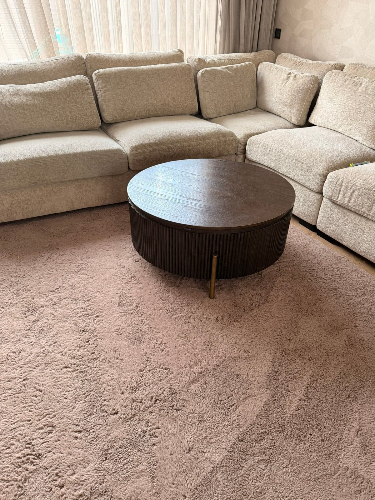 Richmond ronde salontafel, Ophalen of Verzenden, Zo goed als nieuw, Rond, 50 tot 100 cm