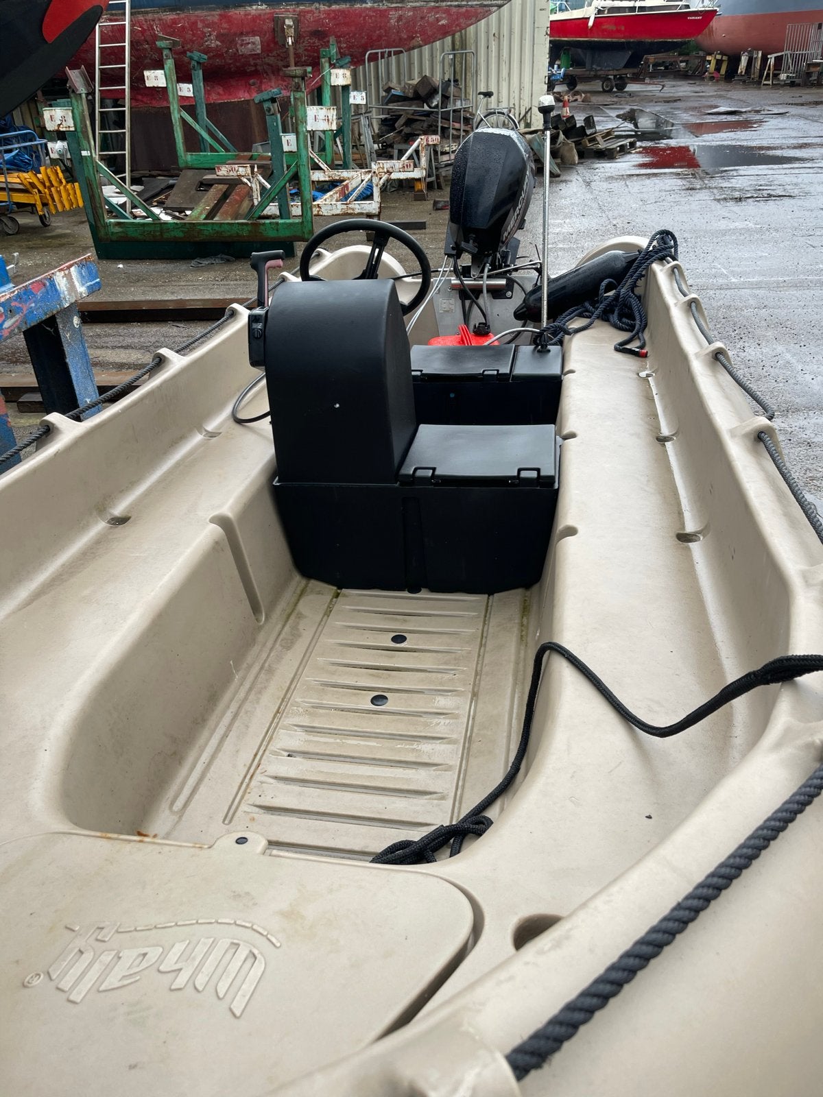 Whaly 435 met buitenboordmotor, Verzenden, Gebruikt, Overige typen, Motorboot