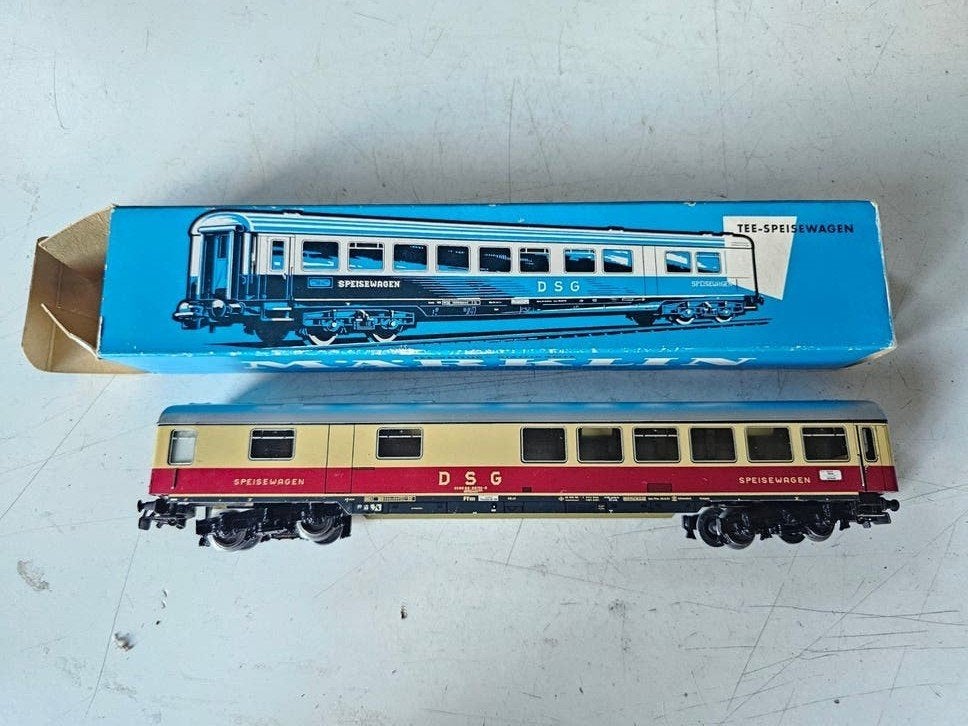 Märklin HO DSG TEE-Speisewagen 4087, Wisselstroom, Wagon, Ophalen of Verzenden, Zo goed als nieuw