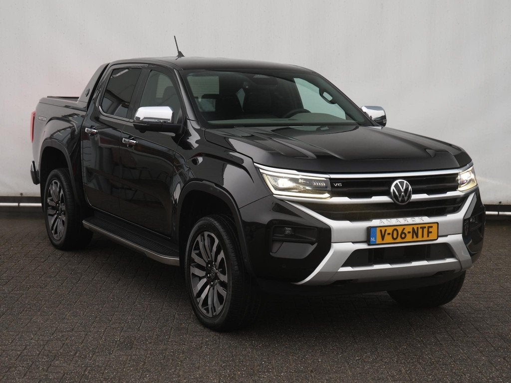 Volkswagen Amarok 3.0 TDI V6 240pk 4Motion Aventura | Rollco, Auto's, Automaat, Gebruikt, Zwart, Bedrijf
