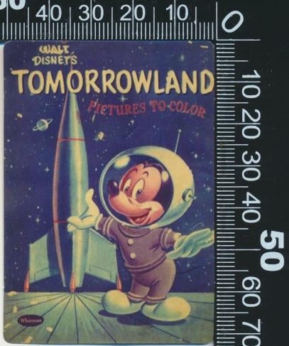 Sticker: Tomorrowland, Ophalen of Verzenden, Zo goed als nieuw, Strip of Tekenfilm