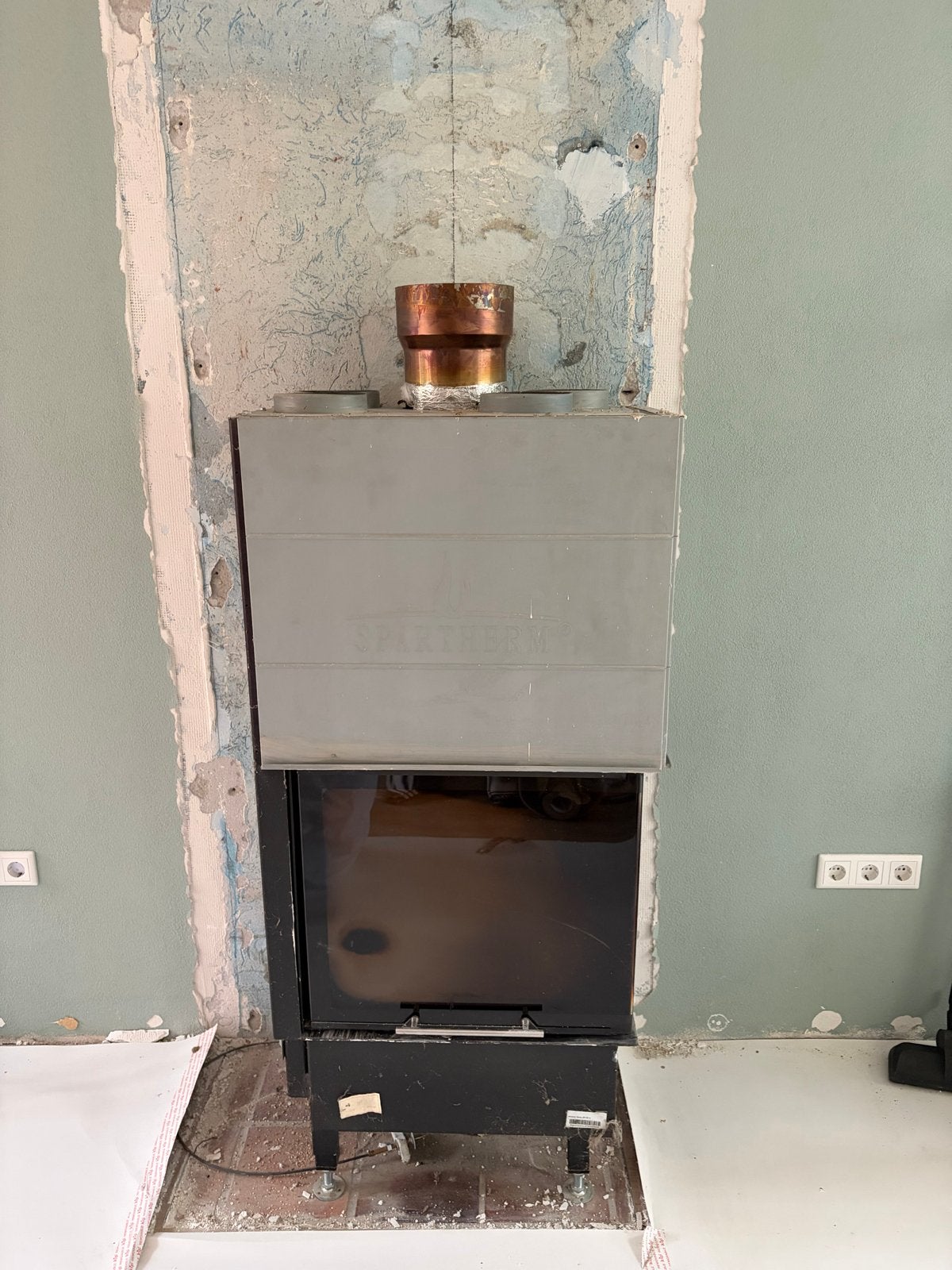Spartherm Korpus Varia 2R 55 h Inbouwhaard, Huis en Inrichting, Haarden, Ophalen, Gebruikt, Inbouwhaard, Houthaard