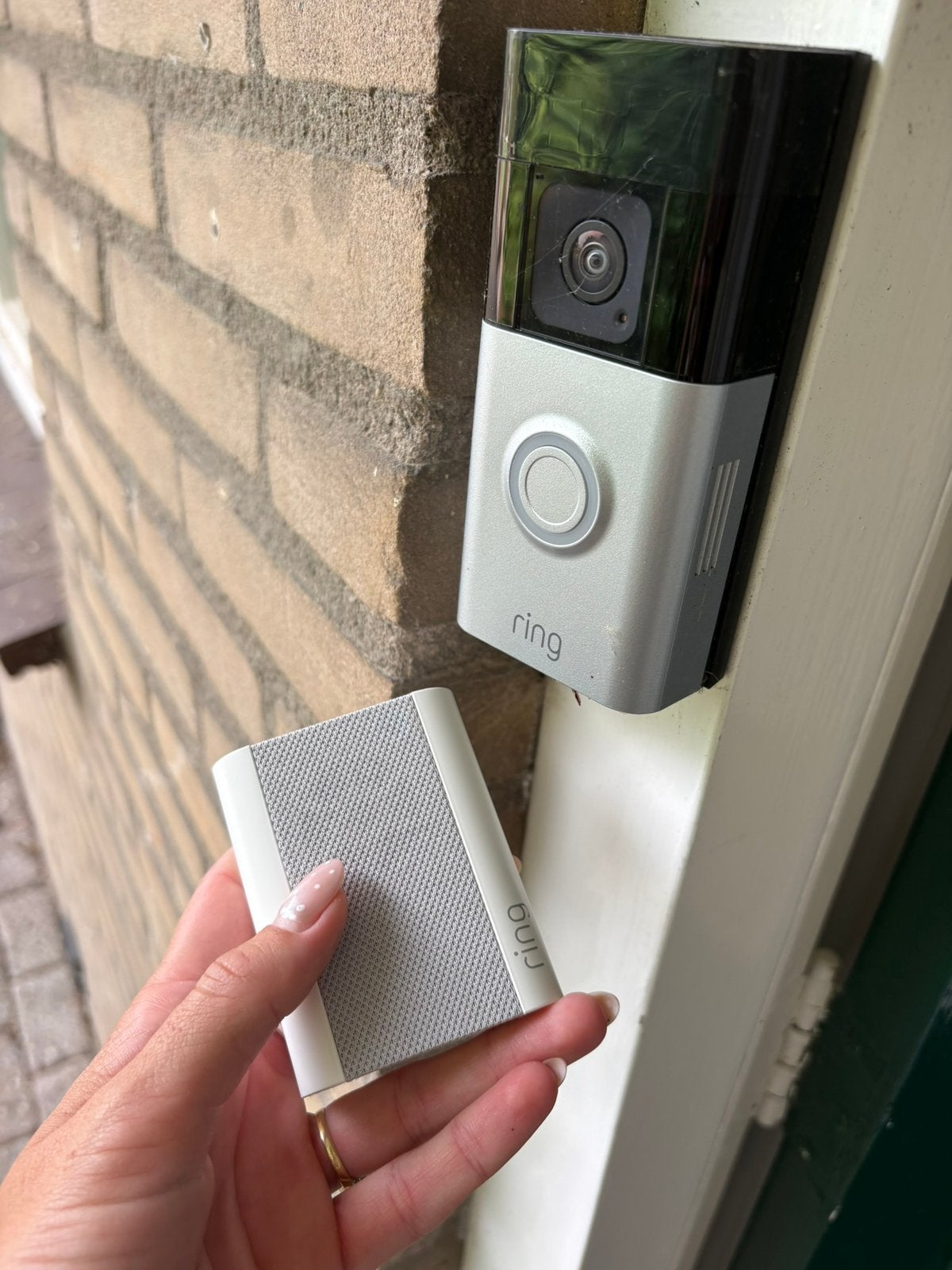 Ring doorbell, Ophalen, Bewegingsdetectiesensor, Gebruikt, Draadloos