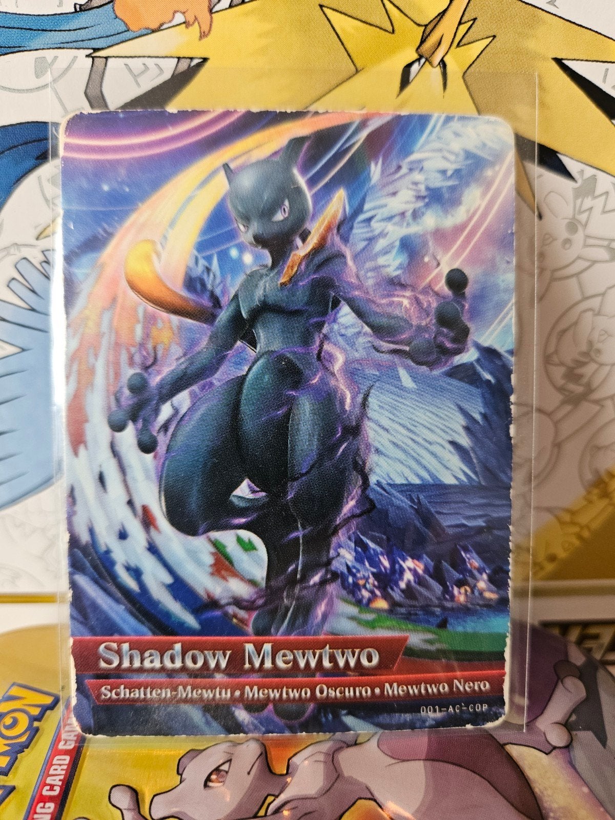Shadow Mewtwo Amiibo Pokémon Pokken Tournament Dark Mewtwo, Verzenden, Gebruikt, Losse kaart