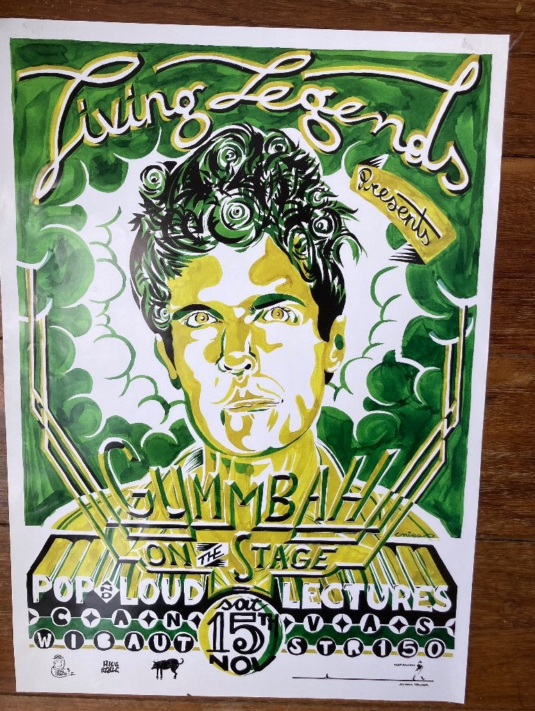 Living Legends affiche made by Nico Proietti, Boeken, Ophalen, Zo goed als nieuw, Overige onderwerpen