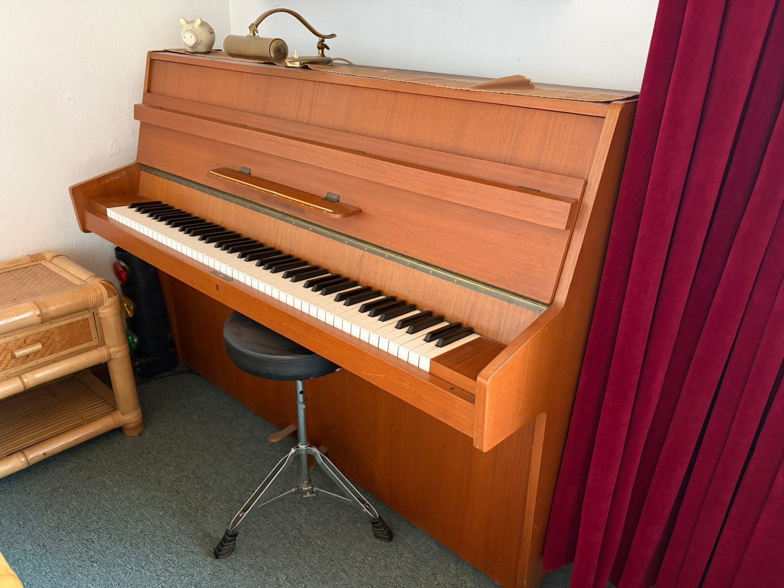 Hoffmann & Kühne Piano, Ophalen, Gebruikt, Bruin, Piano