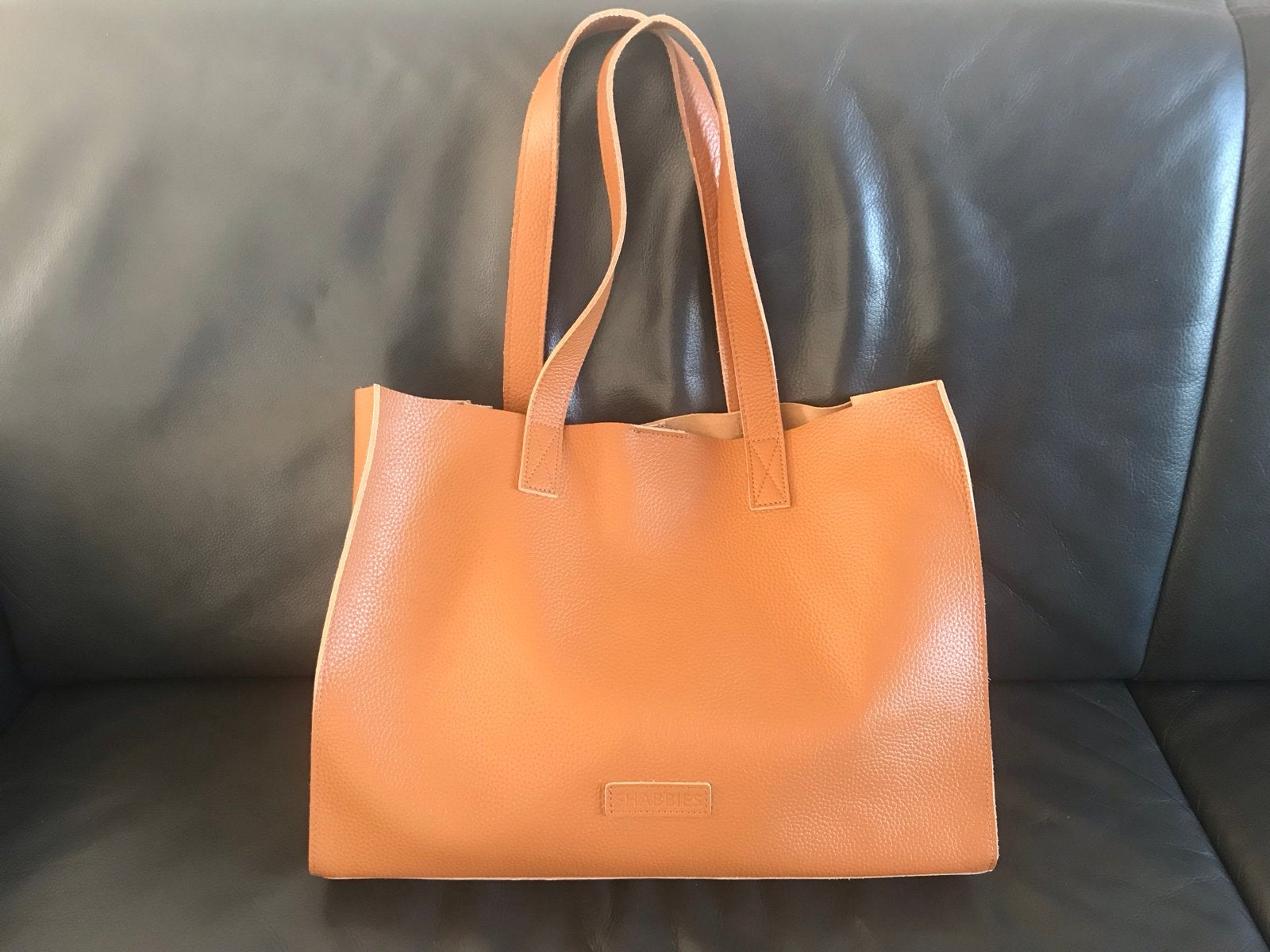 Shabbies Amsterdam Shopper tas cognac / bruin, Ophalen of Verzenden, Nieuw, Bruin, Shopper