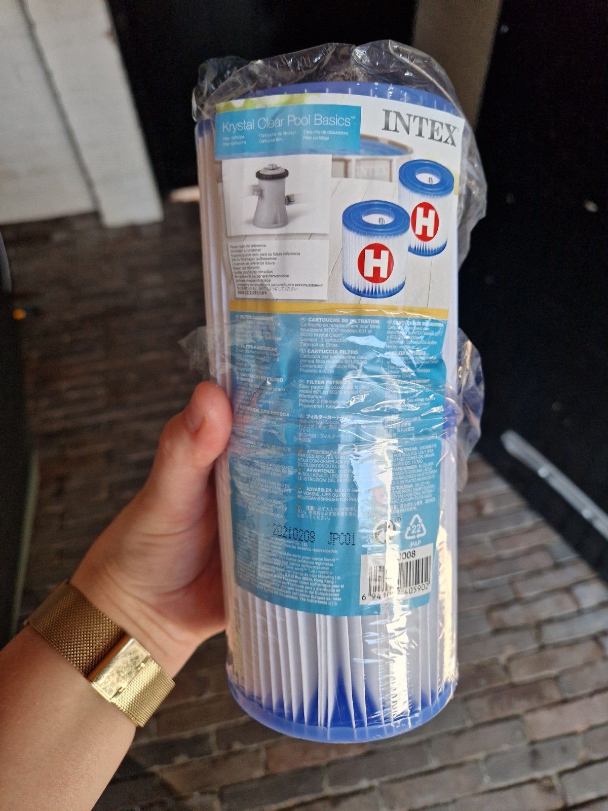 Intex zwembadfilter H nieuw!, Ophalen, Nieuw, Filter