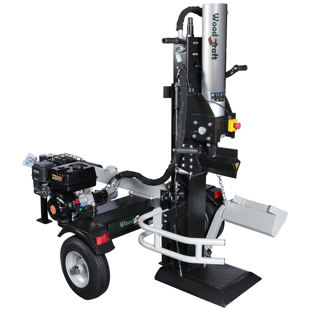 Woodcraft houtklover 35 ton benzine verticaal / Nieuw