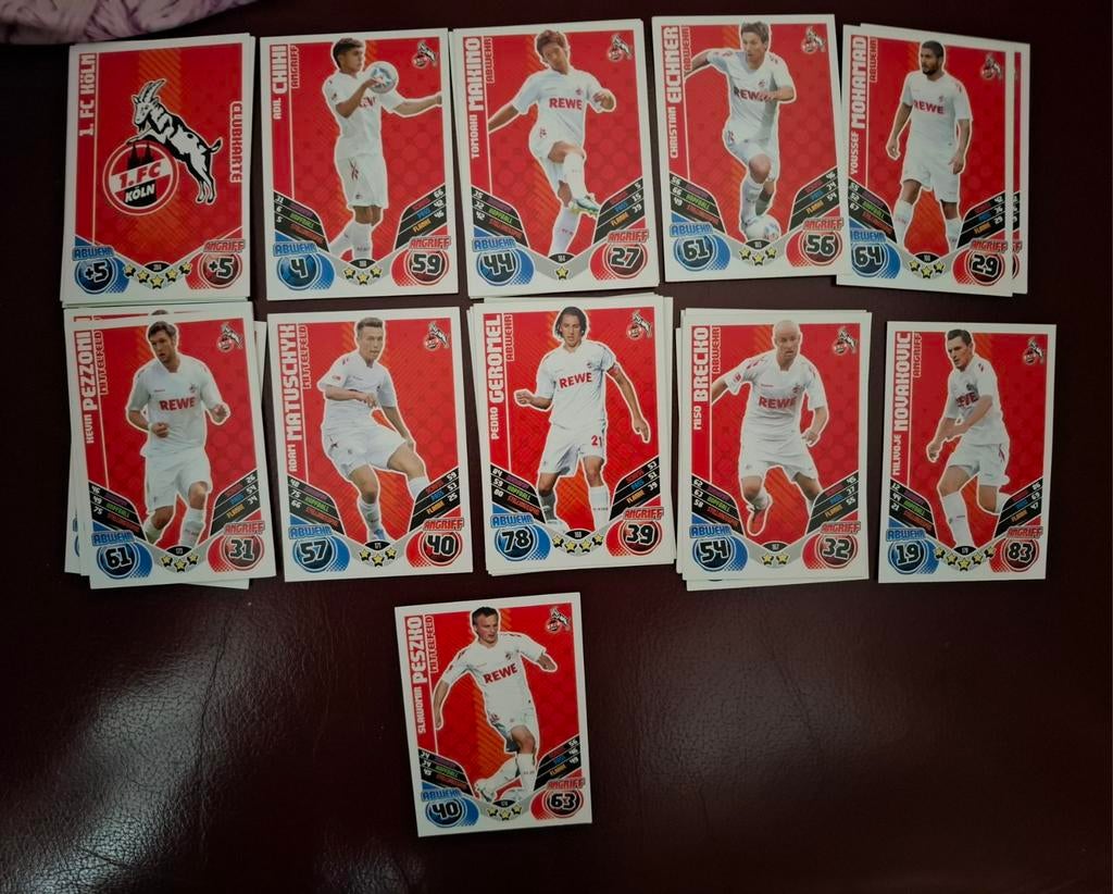 11 Kaartjes 1.FC Koln, Ophalen of Verzenden, Nieuw, Buitenlandse clubs, Poster, Plaatje of Sticker