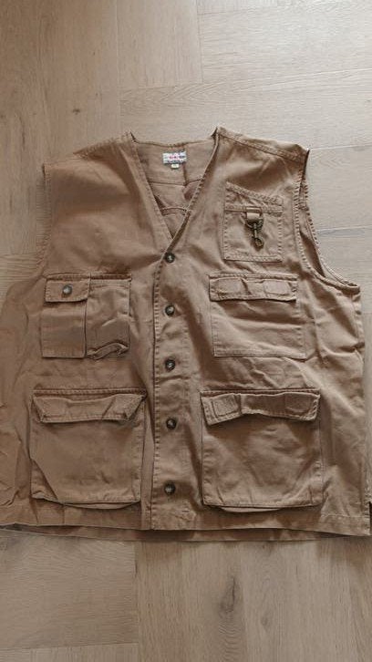 Outdoor bodywarmer met veel zakken, Ophalen of Verzenden, Beige