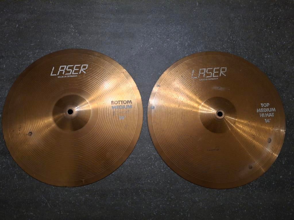 Meinl laser Hihat bekkens, Muziek en Instrumenten, Drumstellen en Slagwerk, Ophalen of Verzenden