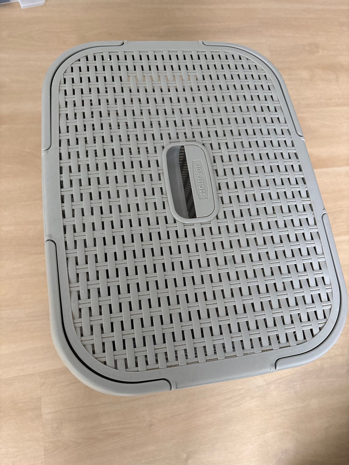 Wasmand Curver, goede staat, Ophalen, Gebruikt, Grijs, Kunststof