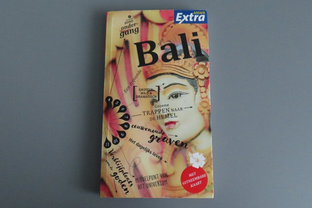 Bali - ANWB Extra met uitneembare kaart, Boeken, Ophalen of Verzenden, Zo goed als nieuw, Reisgids of -boek, ANWB