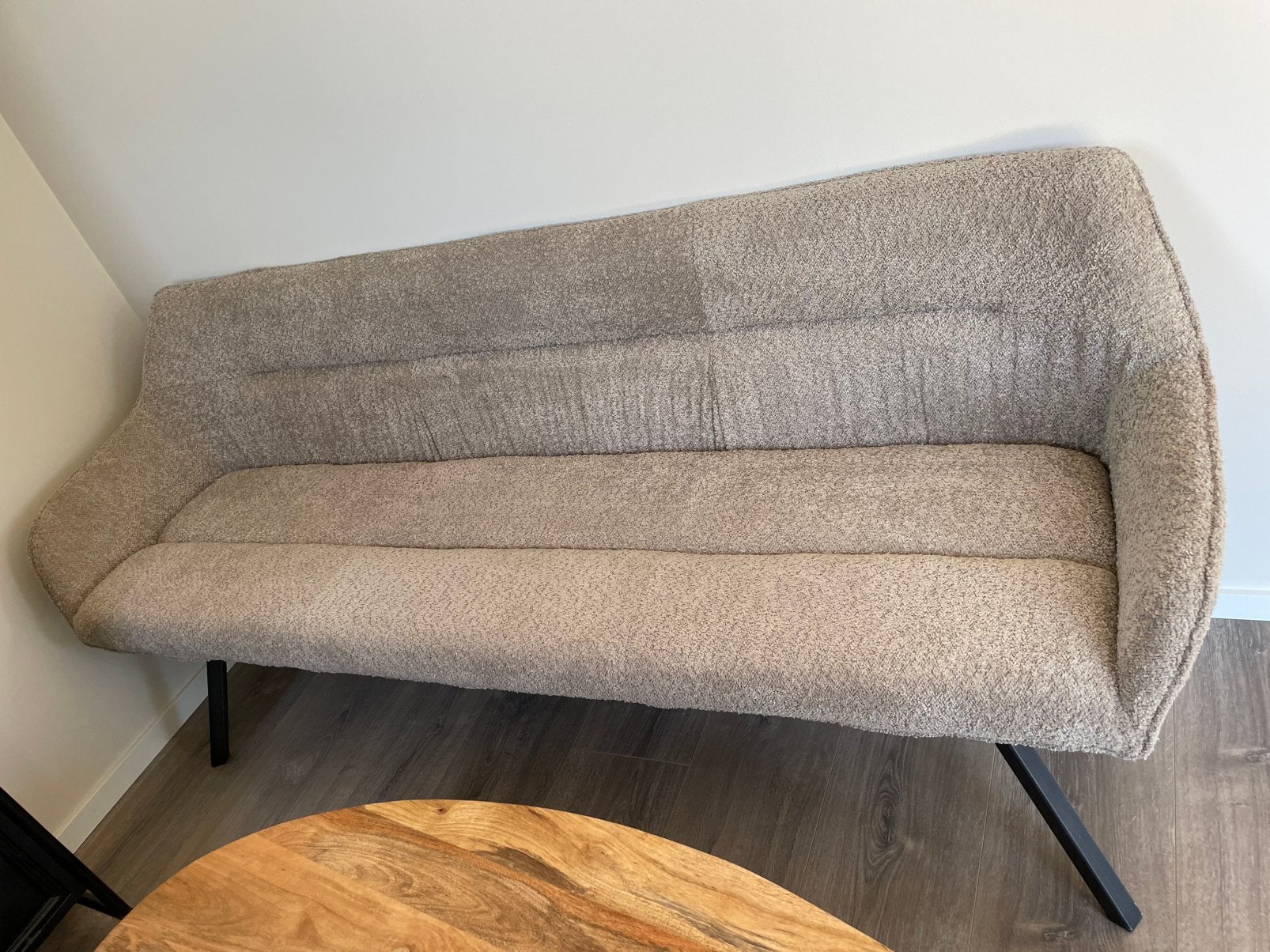 Bijna ongebruikte eetkamerbank, Ophalen, Minder dan 75 cm, 150 tot 200 cm, Driepersoons