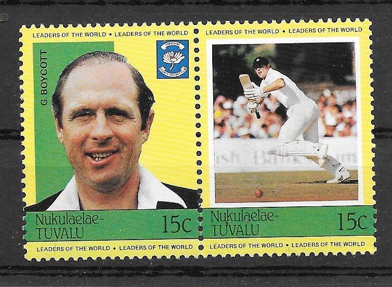 Nukulaelae - Tuvalu 1984  Cricketspeler, Verzenden, Postfris