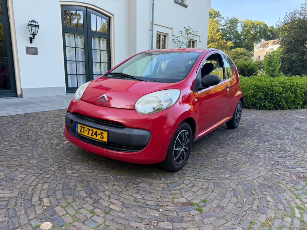 Citroën C1 1.0 3-DRS 2008 Rood, Voorwielaandrijving, Zwart, 4 stoelen, C1