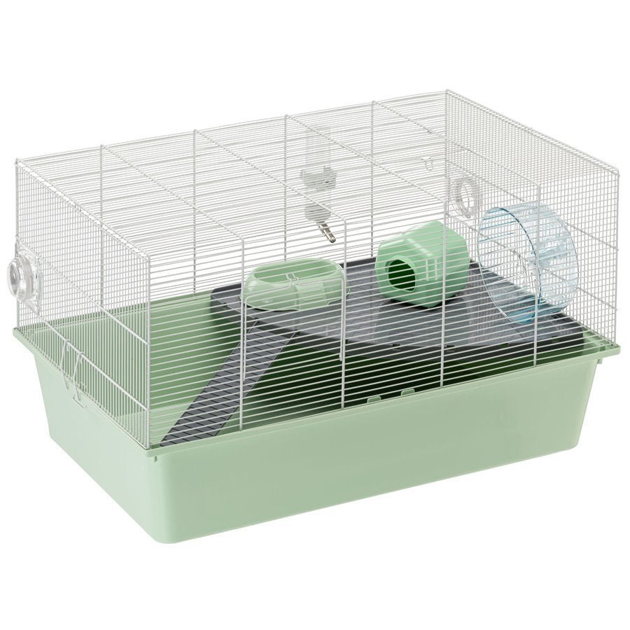 OPRUIMING! Ferplast knaagdierkooi milos xl groen, Minder dan 60 cm, Kooi, Ophalen of Verzenden, Muis