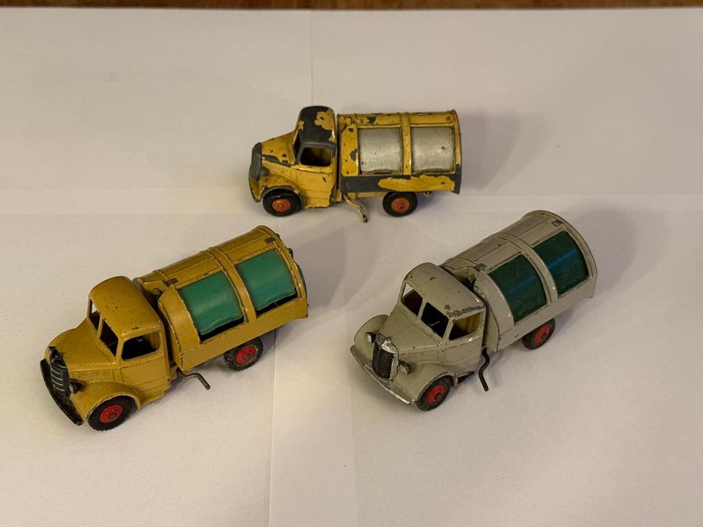 3x Dinky Toys Bedford – Meccano Ltd –  jaren ’50/’60, Ophalen of Verzenden