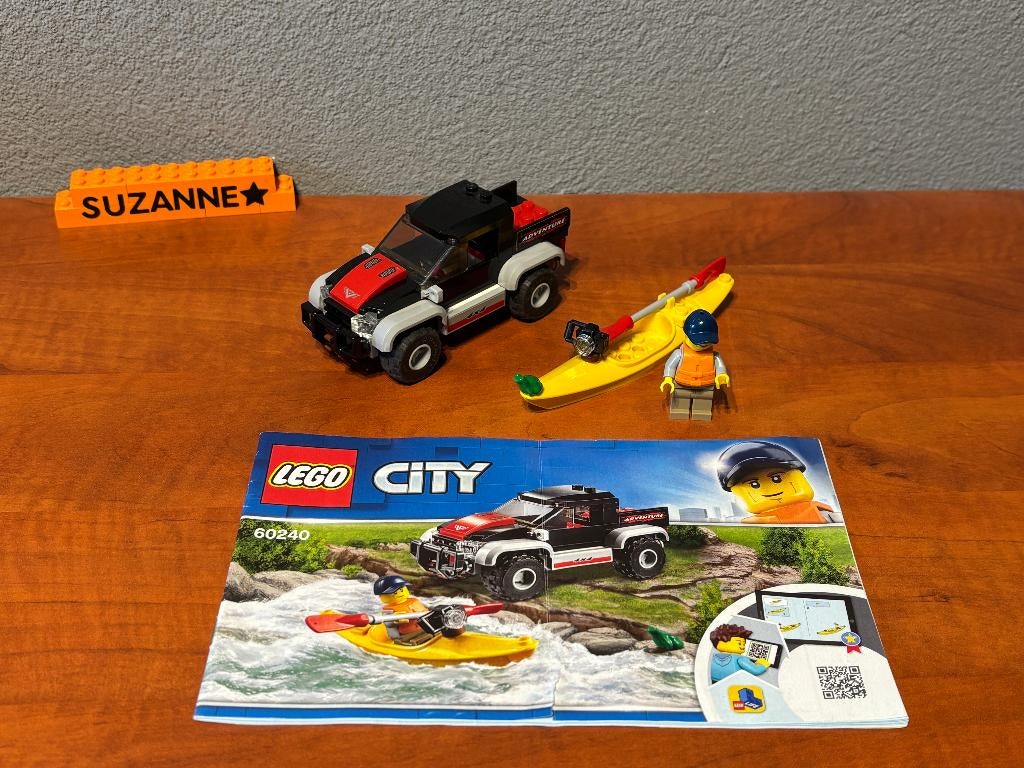 Lego 60240 - City - Recreation - Kayak Adventure, Lego, Ophalen of Verzenden, Compleet, Complete set