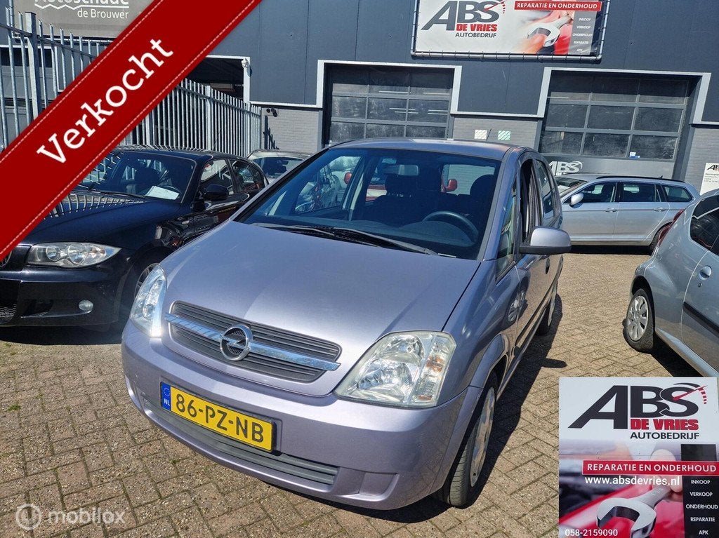 Opel Meriva 1.6-16V Enjoy AIRCO CR CONTR APK APRIL 2027, 101 pk, Gebruikt, Meriva, Euro 4