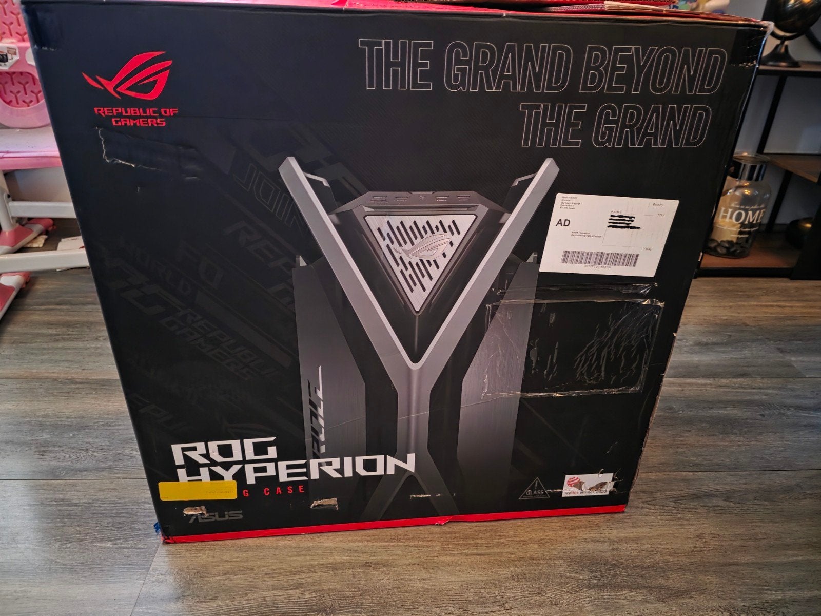 ASUS ROG Hyperion GR701 Gaming Case - Zo goed als nieuw, Computers en Software, Ophalen of Verzenden, Zo goed als nieuw