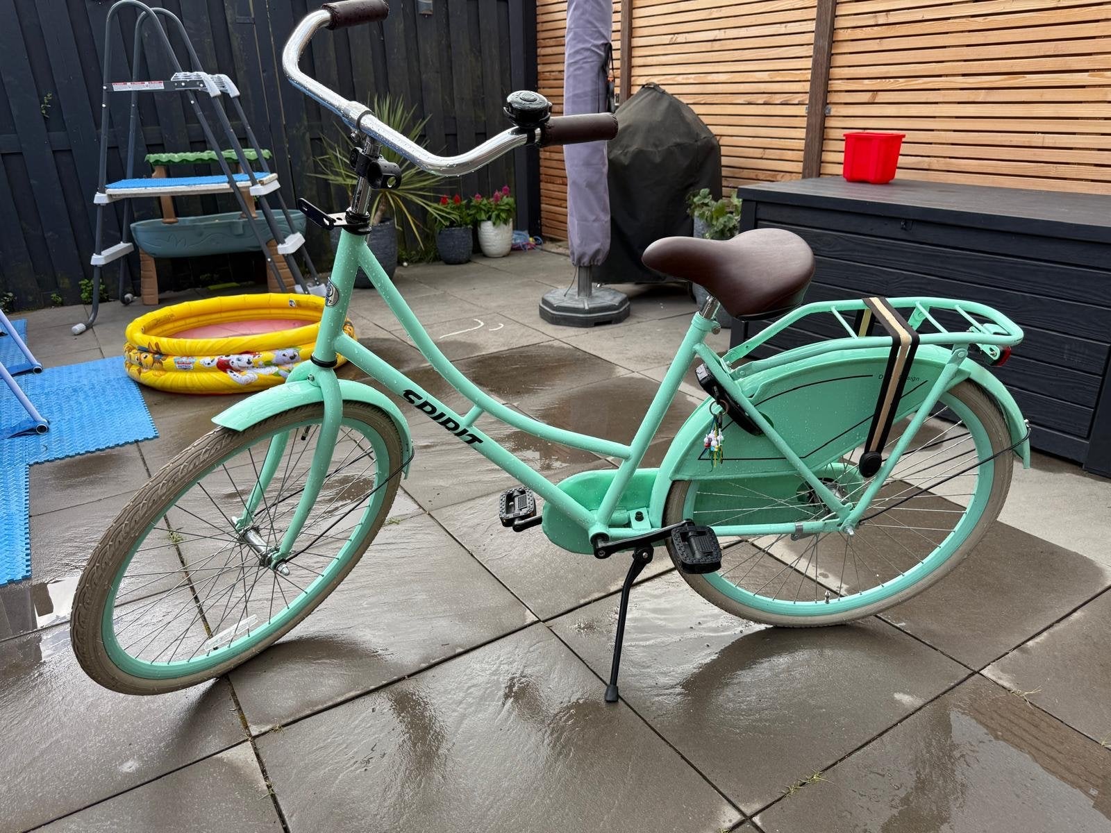 Spirit Didit Meisjesfiets - Mintgroen 26 inch, Fietsen en Brommers, Fietsen | Dames | Damesfietsen, Terugtraprem, Zo goed als nieuw