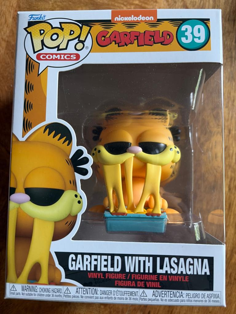 Funko Pop! Garfield met Lasagne #39 - Nickelodeon Comics, Ophalen, Nieuw