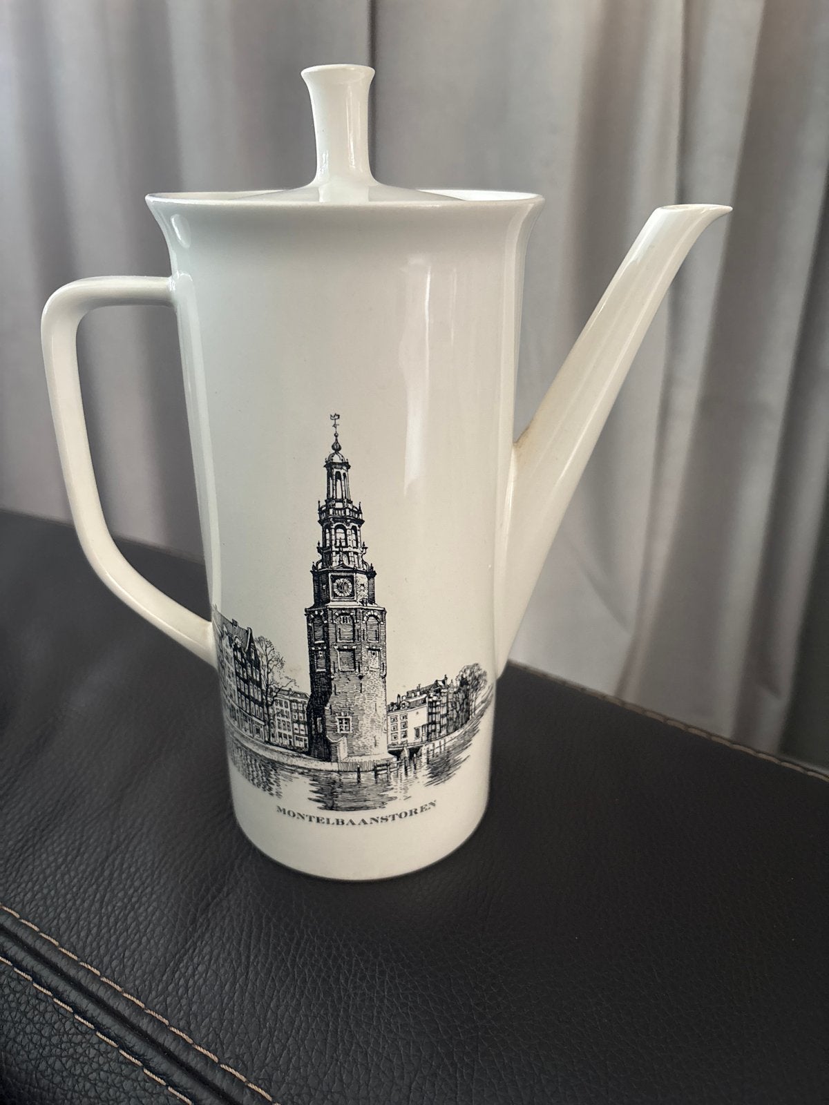 Villeroy & Boch koffiekan Westertoren & Montelbaanstoren, Kan, Villeroy & Boch, Vintage, Ophalen of Verzenden