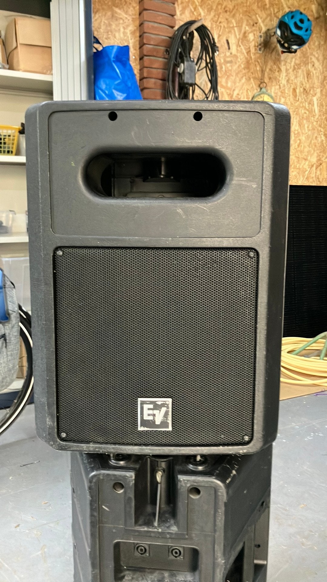 2 stuks EV SB122 Subwoofer 400W RMS 131dB, Gebruikt, Subwoofer, 120 watt of meer, Ophalen