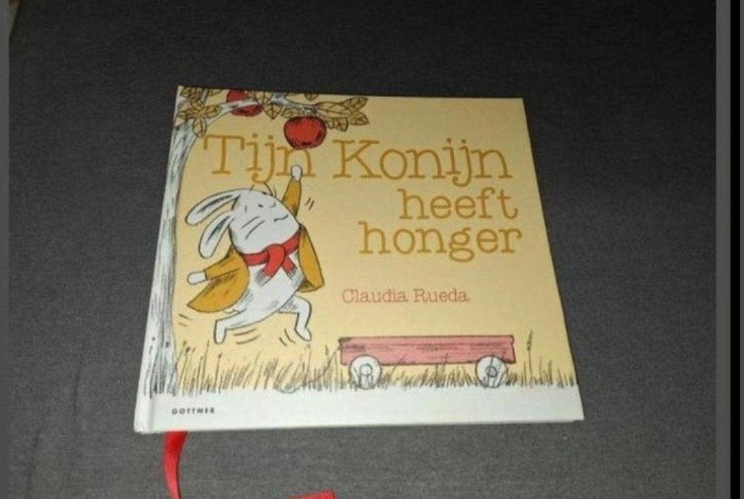 Tijn Konijn heeft honger - Claudia Rueda, Ophalen of Verzenden, Zo goed als nieuw, Claudia Rueda, 2 tot 3 jaar