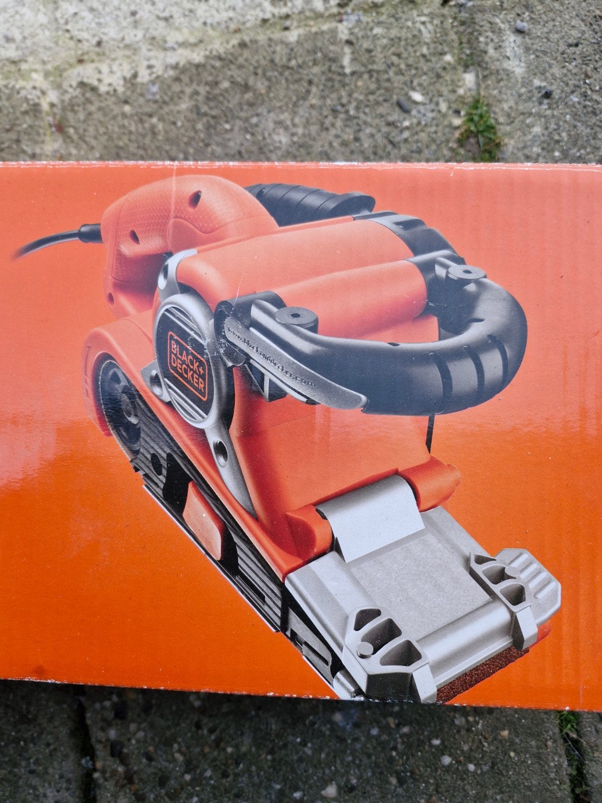 Black+Decker Bandschuurmachine KA88 720W, Ophalen of Verzenden, Zo goed als nieuw, 600 tot 1200 watt, Bandschuurmachine