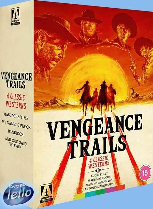 Blu-ray: Vengeance Trails: Four Classic Westerns (1966-1970), Ophalen of Verzenden, Nieuw in verpakking, Actie, Boxset