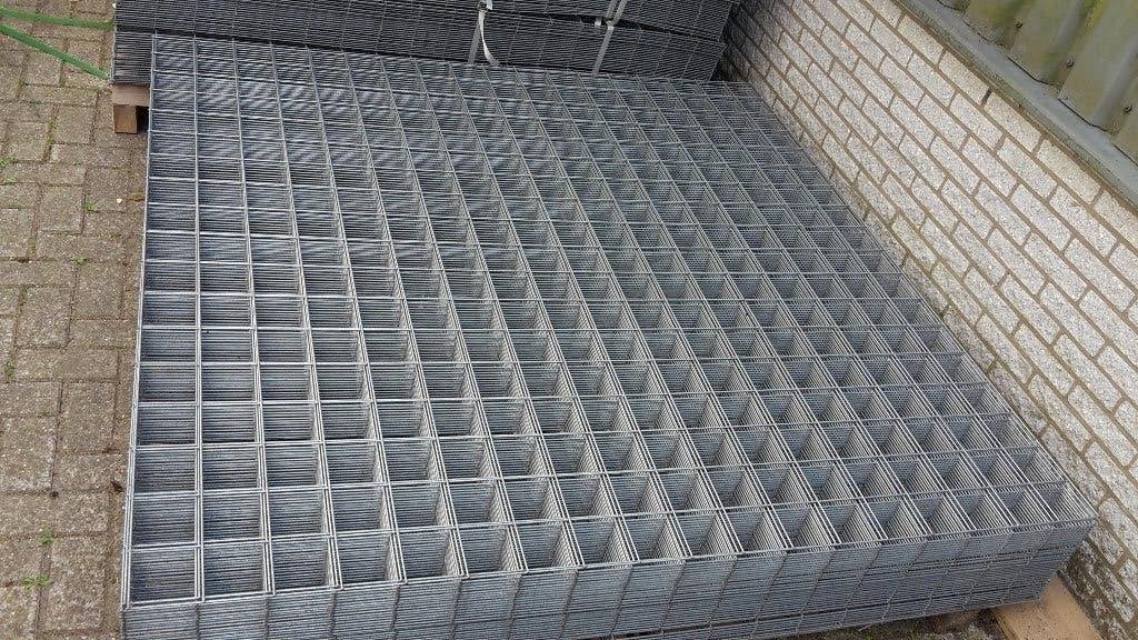 Gaasmatten, gaasschermen, betongaas, gaaspanelen, staalmat, Ophalen, Nieuw, 20 meter of meer, Raster