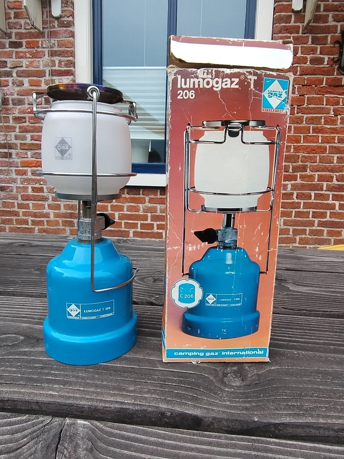 Camping Gaz gaslamp, Ophalen of Verzenden, Zo goed als nieuw